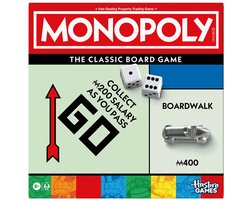 Hasbro bordspel Monopoly Classic - Engelstalig - Familiespel - Educatief speelgoed. — cadeau in Spellen & Speelgoed