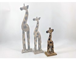 Girafe 20cm 20x6cm natural — cadeau in Wonen & Interieur