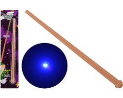 Johntoy Magische Toverstaf Met Licht En Geluid 35 Cm Bruin — cadeau in Spellen & Speelgoed