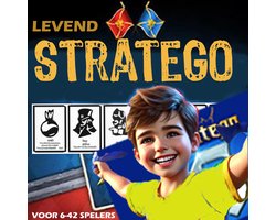 Levend Stratego - Actiespel - Spannend om buiten te spelen! - 7-99 jaar — cadeau in Spellen & Speelgoed