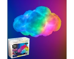 Magische 3D Wolkenlamp met Afstandsbediening – RGB Nachtlamp met 16 Kleuren & 4 Lichtstanden – Gezien op TikTok - Draadloze LED Kinderkamer Lamp – Sfeerverlichting 25x20x15 cm - Gaming Kamer Decoratie — cadeau in Wonen & Interieur