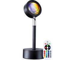 Sunset lamp - Tafellamp - Nachtlampje Kinderen - Nachtlamp - Projector - Tiktok - Sfeerverlichting — cadeau in Wonen & Interieur