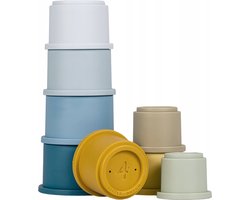 Little Dutch Stapelbekers Blauw — cadeau in Spellen & Speelgoed