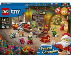 LEGO City Adventskalender 2026 Werkplaats van de Kerstman Speelgoed voor Kinderen 60510 — cadeau in Spellen & Speelgoed