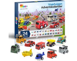 24 Auto Verrassingen - Auto's Speelgoed Kinderen - Cadeau Jongens - Vanaf 4 Jaar - 5 jaar, 6 jaar, 7 jaar, 8 jaar, 9 jaar, 10 jaar - cadeautjes - Adventskalender 2026 Kind — cadeau in Spellen & Speelgoed