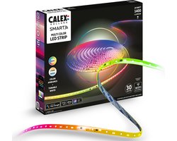Calex Smart LED Strip - 30M, RGBIC+CCTIC, Wifi Bedienbaar, Muzieksynchronisatie, Binnengebruik, 1400 Lumen, LED Lichtsnoer, Smart Verlichting — cadeau in Wonen & Interieur