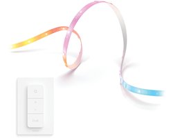 Philips Hue Essential Gradient LED strip 5 meter - Wit en Gekleurd Licht - Light Strip - Incl. Hue Dimmer Switch - Hue White and Color Ambiance — cadeau in Wonen & Interieur