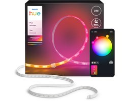 Philips Hue Flux LED strip verlenging - 2 meter verlengstrip - Eenvoudige installatie - Wit en gekleurd licht - Chromasync™ technologie — cadeau in Cadeau-ideeën