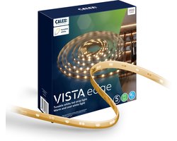 Calex Vista LED Strip 5 meter - Voor Binnen - Warm wit licht - Inclusief Afstandsbediening — cadeau in Wonen & Interieur