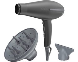 GA.MA ITALY PROFESSIONAL Gama Italy Professionele haardroger, tijd 5D zintuigen, 2200 W vermogen, zwart, innovatieve 5D Ultra Ozone Ion Protect - maximale verzorging en bescherming van het haar - 530 — cadeau in Verzorging