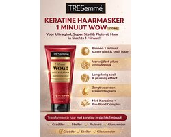 STIJL HAREN IN 1 MINUUT  Intensief WOW Haarmasker met Gehydrolyseerde Keratine & Pro-Bond Complex – Herstel, Voed & Versterk je Haar Direct  – 170 ML voor Zacht, Glanzend en Gezond Haar!  Perfect voor Elke Dag!" — cadeau in Cadeau-ideeën