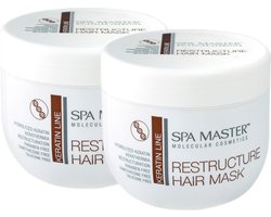Spa Master Keratine Haarmasker – 2 Stuks – Herstellend Haarmasker voor Droog en Beschadigd Haar – Intensieve Haarkuur – 2 x 500 ml — cadeau in Cadeau-ideeën
