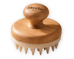 Bluscha® - Scalp Massager - Hoofdhuid Massage - Brush - Siliconen Haarborstel - Hoofdmassage - Scrub - Massage Borstel - Haar - Shampoo Brush - Haargroei - Anti Roos - Doorbloeding - Gezonder haar - Haarolie — cadeau in Verzorging