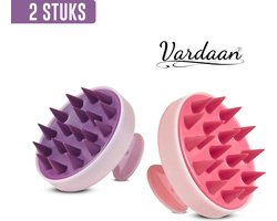Vardaan® Massage borstel - Hoofdhuid borstel - Scalp Massager - Shampoo Brush - Scalp Brush - Stimuleert haargroei - 2 stuks - Vardaan Hoofd massage borstel: Ontspan, Verjong & Bevorder Haargroei — cadeau in Verzorging