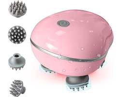 Elektrisch Hoofdmassage Apparaat - Handmatige Hoofdhuidmassager - Hoofdmassage Apparaat Met Infrarood – Elektrisch Massageapparaat - Scalp Massager - Stimuleert Haargroei & Bloedsomloop - USB Oplaadbaar - Compact Formaat — cadeau in Verzorging