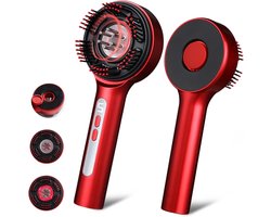 Rood Licht therapie - lichttherapie lamp - scalp massager - Scalp Massager Elektrisch - Haar Olie Applicator - Kalmerend - HaarBorstel- Rood — cadeau in Verzorging