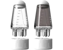 2 x haarolie-applicator, hoofdmassageapparaat, draagbare hoofdmassage-olie-applicator, scalp massage met roller bal, applicator haar voor het aanbrengen van haarolie — cadeau in Cadeau-ideeën