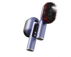 Hoofdmassagekam - Elektrische hoofdhuidkam met afvoer van overtollig haar - Rood licht voor haargroei - Essentiële oliën verneveling voor haarverzorging — cadeau in Verzorging