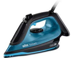 Braun TexStyle 5 SI5256BL - Stoomstrijkijzer - Glijdt Moeiteloos Achteruit - Zelfreinigend - Blauw — cadeau in Cadeau-ideeën