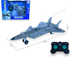 RC Aircraft - Afstand bestuurbaar straaljager F-16 - Vooruit en achteruit - Vanaf 3 jaar — cadeau in Spellen & Speelgoed