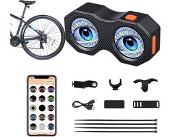 Fiets Achterlicht - Veiligheidslamp Fiets - Nachtelijk Rijden - Waterdicht LED - 950 mAh Batterij - Zwart — cadeau in Cadeau-ideeën