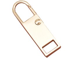 CHPN - Ritslusje - Ritstrekker - Ritslus - Kapotte rits - Rits schuifje - Rits schuifregelaar - Ritssluiter - Metaal -Goud - 5 stuks - Universeel — cadeau in Cadeau-ideeën