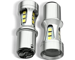 XEOD Lampen set – P21W BA15YD LED Pro Line – Wit licht canbus – Dagrij verlichting DRL - Achterlicht - Achteruitrij Verlichting - Remlicht - P21W - 2 stuks — cadeau in Cadeau-ideeën