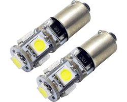 LED Lampen - Knipperlicht Achteruitrij - Auto Verlichting - Canbus Systeem - BAY9S H21W - Wit — cadeau in Cadeau-ideeën