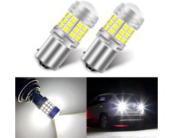 Ultraheldere 1156 BA15S P21W LED Lampen Wit 6000K voor Achteruitrij- en Remlicht (2 stuks) — cadeau in Cadeau-ideeën