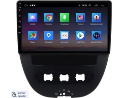 Draadloos Android auto & Apple Carplay navigatie - Incl Achteruitrij Camera - Geschikt voor Toyota Aygo, Citroën C1 en Peugeot 107 — cadeau in Elektronica