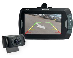 Caliber draadloze achteruitrijcamera - 4,3 Inch Scherm - Parkeercamera voor Auto Caravan Camper - Achteruitrij camera set - Achteruitrijcamera draadloos - Nachtzicht - Waterbestendig (CAM401) — cadeau in Elektronica