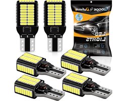 LED Lampen - Autolampen Xenon - Achteruit Rijden - Foutvrije Decoder - 6 Stuks - Wit — cadeau in Cadeau-ideeën