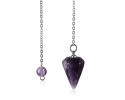 Amethist Pendel Facet - Pendels Spiritueel - Pendelen - Pendel Edelsteen - Edelsteen — cadeau in Hobby