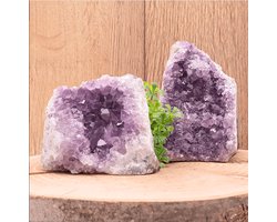 Amethist Geode Uruguay – Ruwe Rand – A+ Kwaliteit 500–700 g — cadeau in Wonen & Interieur