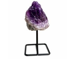 S4H Amethist op Standaard (10–12 cm) – Pure, kalmerende uitstraling — cadeau in Wonen & Interieur