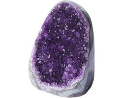Amethist Kristal - Amethist Geode - Decoratie en Welzijn - Natuurlijke Energie - 100-300g - Paars — cadeau in Wonen & Interieur