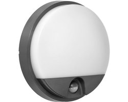 Buitenlamp met Bewegingssensor AGAT – Tuinverlichting 4000K – Buitenverlichting met IP54 - Muurlamp 1100lm – Wandlamp buiten IK08 - Antraciet — cadeau in Cadeau-ideeën