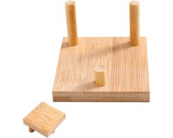 Presentatiestandaard - Decoratieve plaat - Verzamelingen tonen - Verstevigde grip - 5x5x2 cm - Natuurlijk agaat — cadeau in Wonen & Interieur