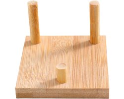 Presentatiestandaard Kristal - Agaat Decoratie - Collectie Tonen - Vervormbestendige Constructie - 8.5 x 8.5 cm - Natuurlijk — cadeau in Wonen & Interieur