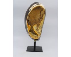 Agaat op standaard - edelsteen - agaat geode - edelsteen - edelstenen - agaat — cadeau in Wonen & Interieur