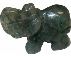Miniatuur Olifant Boom Agaat Groot — cadeau in Wonen & Interieur