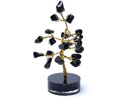 Edelsteenboom zwarte agaat — cadeau in Wonen & Interieur