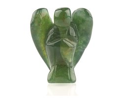 Staande engel 20 mm Agaat mos — cadeau in Wonen & Interieur