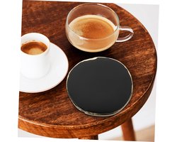 Agaat Schijfjes - Natuursteen Decoratie - Tafel Beschermen - Hittebestendig - 8.5 cm - Zwart — cadeau in Wonen & Interieur