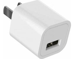 USB USA Reisstekker voor Amerika - Compact formaat USB stekker - EU naar VS - Lichtgewicht - 1 stuk - Wit — cadeau in Cadeau-ideeën