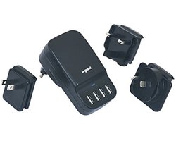 Compacte universele reisadapter voor 150 landen met 4 USB-poorten — cadeau in Cadeau-ideeën