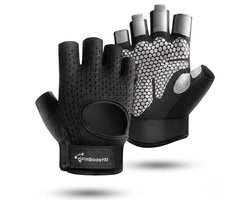 FitBoostR Sport & Fitness Handschoenen - Maat M - Heren & Dames - Krachttraining - Crossfit Grips — cadeau in Sport & Outdoor