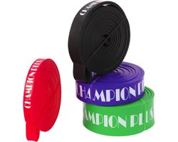 Weerstandsbanden Set van 4 - Resistance Band - Fitness Elastiek - Sport Elastiek Banden - Fitness Band - Pull Up band - Booty Band - Mini Bands - Inclusief Draagzakje - Krachttraining - Multi Color — cadeau in Sport & Outdoor