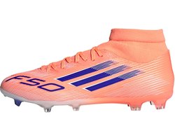 adidas Performance F50 League Mid Firm/Multi-Ground Voetbalschoenen - Unisex - Oranje — cadeau in Sieraden