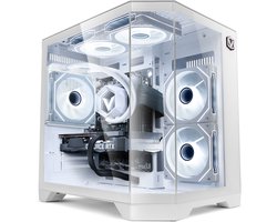 Vibox Gaming PC - Ryzen 7 5700X - RTX 3050 - 16GB RAM - 500GB SSD - Windows 11 - WiFi 6 + Bluetooth 5.4 - Waterkoeling — cadeau in Sport & Outdoor
